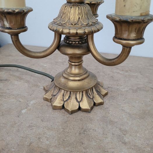 Early 20th century french bouillotte lamp