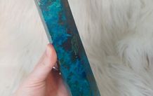 crystal tower malachite and chrysocholla IMPERFECT TOP
