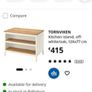 Tornviken Ikea Island And Sklum Bar Chairs (x2) Image 2