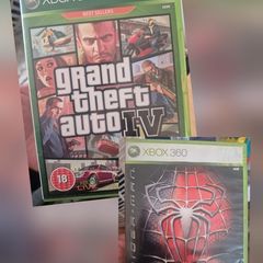 2 xbox 360 games - gta 4 + spiderman 3