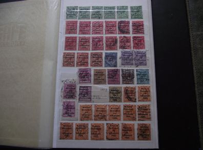 A collection of Irish stamps in the album #2