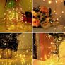 Fairy Lights, Jsdoin 2 PCS 50 LED Battery Operated String Lights Copper Wire Light for Indoor Outdoor Lighting, Bedroom, Wedding Decor, Party, Christmas, Tree Decoration(5M/16ft 50Pcs/Warm White) Image 3