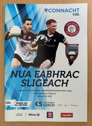 2023 Sligo v New York - Connacht GAA Football Senior Championship