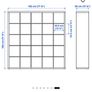Ikea kallax shelving unit 5 x 5 Image 4