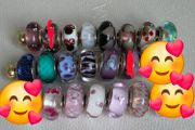 Pandora various charms murano glass charms,very good condition 15e each charm