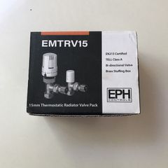 15mm Thermostatic Radiator Valve Pack EMTRV15