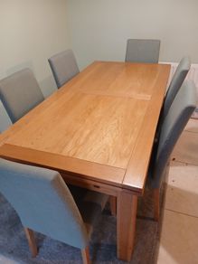 Dining table and