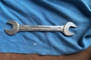 Vintage Rahsol No.5 2202 Metric 20mm X 22mm Open End Spanner Made In Germany.