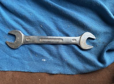 Vintage Rahsol No.5 2202 Metric 20mm X 22mm Open End Spanner Made In Germany.