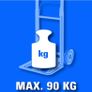 90 Folding Sack Truck | 90 kg Capacity Aluminium Framed Folding Trolley On Wheels | Folding Hand Truck With Extendable Handle, Multicolor (FREE POSTAGE) Image 5