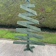 Handmade Christmas Garden decorations