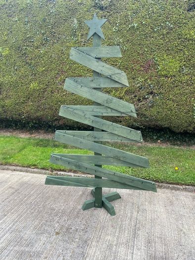 Handmade Christmas Garden decorations