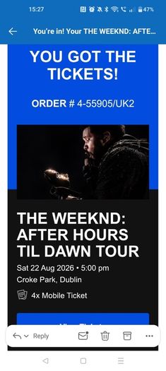 The Weeknd tickets