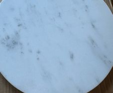New 30cm diameter solid marble cake plate or chopping board