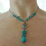 Sterling silver beaded necklace Image 2