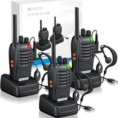 FREE SHIPPING Walkie talkie Adults 3pcs Wireless Walkie Talkies VOX 2 Way Radio Long Range Kids Walkie Talikes Rechargeable Walkie Talkies with Original Earpiece for Camping Outdoor Activities etc
