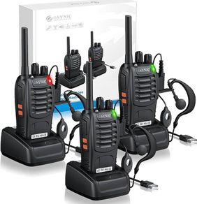FREE SHIPPING Walkie talkie Adults 3pcs Wireless Walkie Talkies VOX 2 Way Radio Long Range Kids Walkie Talikes Rechargeable Walkie Talkies with Original Earpiece for Camping Outdoor Activities etc