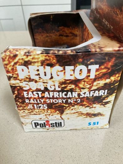 Peugeot 504 GL East African Safari Polistil 1/26 Rare