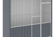 Bird Cage Anthracite 215x78x200 cm Galvanised Steel