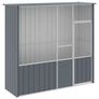 Bird Cage Anthracite 215x78x200 cm Galvanised Steel Image 6