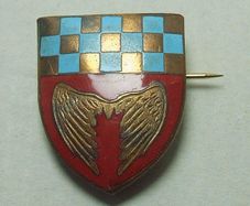 WALLINGTON COUNTY SCHOOL FOR GIRLS (Grammar school, Surrey) - school uniform badge (1930's)