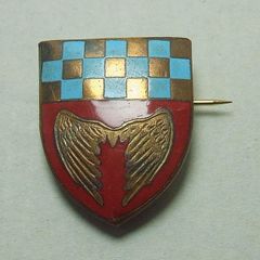 WALLINGTON COUNTY SCHOOL FOR GIRLS (Grammar school, Surrey) - school uniform badge (1930's)