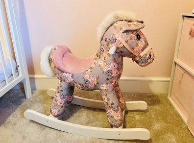 Mamas and Papas Rocking Horse - Floral