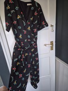 Black Oasis Floral Jumpsuit