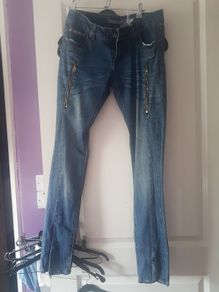 New jeans with zips EU 40 UK 14
