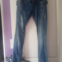 New jeans with zips EU 40 UK 14