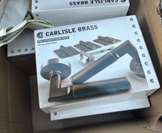 Door handles - brass colour