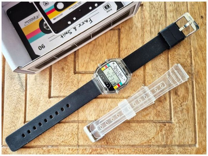 Farr & Swit Retro Mixed Tape watch