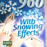 960 Hanging icicle lights with snowing effect. Image 2