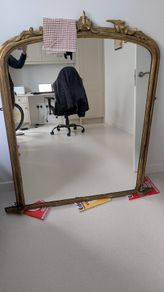 Antique over mantle Mirror