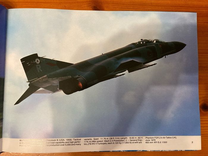 Military book:'Military Aircraft Of The World'