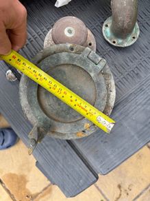 antique marine brass porthole