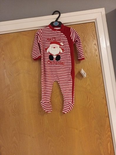 Primark Early Days Baby's 1st Christmas Sleepsuit. Age: 6-9 months. B.N.W.T  Add Up  Already.