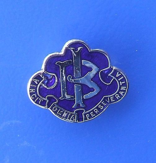 BI or IB (unidentified) - enamel badge (c.1964)