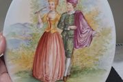 Romantic Rococo Courting Couple 1890 to 1910
