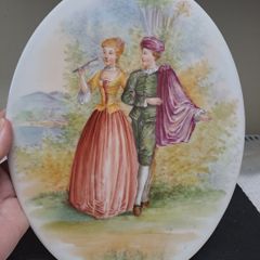 Romantic Rococo Courting Couple 1890 to 1910