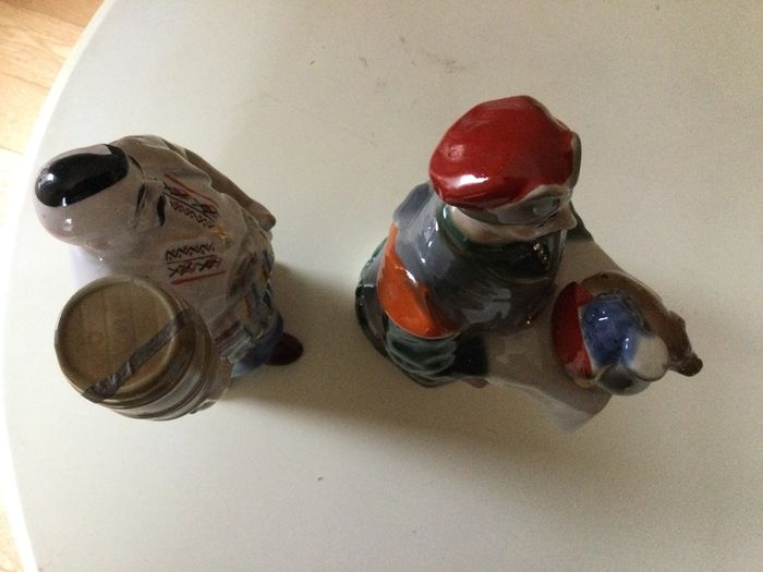 China - Character Decanters X 2