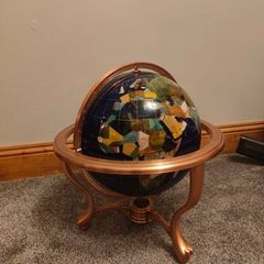 Multi gemstone handmade Globe