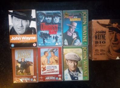 John Wayne Dvd Collection The Searchers Chisum Rio Bravo The Quiet Man Etc Classic Western Movies
