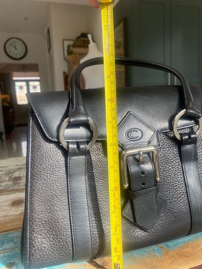 Vintage Chesneau Black Leather Bag