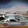 Hot Wheels Premium - Back To The Future III - Time Machine 50's Version Image 2