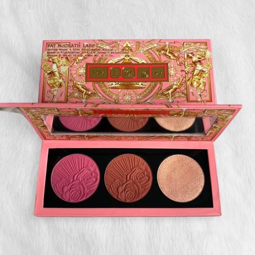 Pat McGrath Divine Blush Glow Trio Amber Allure Pink Gold Highlight Palette Discontinued