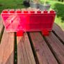 LEGO Display Case for 16 Mini Figures- Red, Excellent Condition Image 2