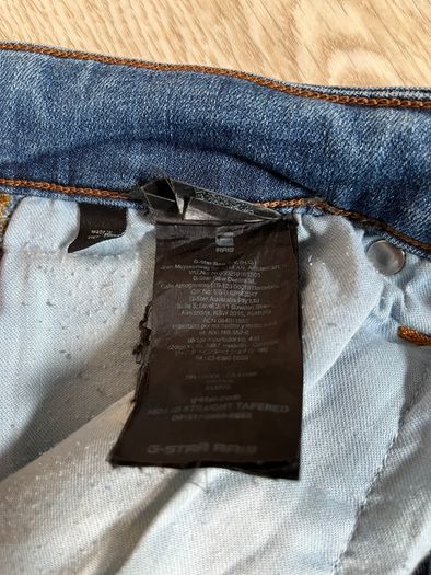 G Star Jeans Mens 30x30 Blue 5620 Double Knee 3D Straight Tapered Vintage