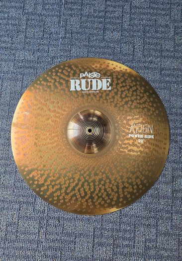 Paiste Dave Lombardo Signature Rude Power Ride Cymbal 22" - "The Reign" ..... Rock Metal