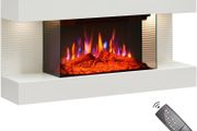 NEW SALE | Wall Mounted Fireplace All-in-One with Downlights and Remote Control 1.8kW Heater